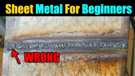 blowing holes in sheet metal flux welding|flux core welding.